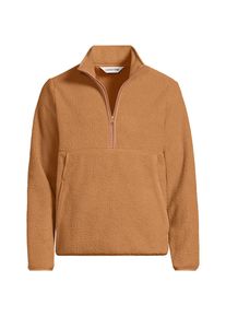 LANDS' END Teddy-Pullover mit Rei&szlig;verschluss f&uuml;r Herren, Herren, size: regular, Beige, Polyester, by Lands' End