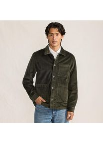 LANDS' END Cord-Jacke im Worker-Stil f&uuml;r Herren, Herren, size: regular, Braun, Elasthan/Baumwoll-Mischung, by Lands' End