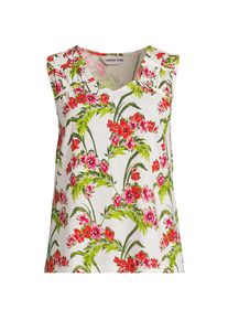 LANDS' END &Auml;rmelloses Soft FlowTop aus Leinenmix in Plus-Gr&ouml;&szlig;e, Damen, size: plus, Elfenbein, Leinen/Baumwolle Modal, by Lands' End