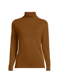 LANDS' END Rollkragen-Pullover aus Kaschmir, Damen, size: regular, Beige, Kaschmir, by Lands' End