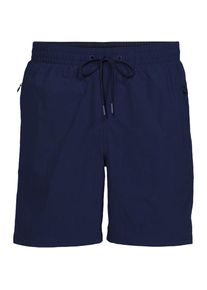 LANDS' END Badeshorts mit Hydroliner f&uuml;r Herren, 18 cm, Herren, size: regular, Blau, by Lands' End