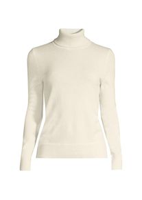 LANDS' END Rollkragen-Pullover aus Kaschmir in Plus-Gr&ouml;&szlig;e, Damen, size: plus, Elfenbein, Kaschmir, by Lands' End