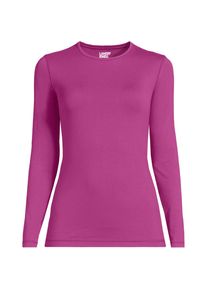 LANDS' END Stretch-THERMASKIN-Oberteil mit Rundhalsausschnitt f&uuml;r Damen in Plus-Gr&ouml;&szlig;e, Damen, size: plus, Pink, Elasthan/Polyester-Mischung, by Lands' End