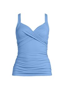 LANDS' END Tankinitop CHLORRESISTENT mit V-Ausschnitt f&uuml;r Damen in Plus-Gr&ouml;&szlig;e, Damen, size: plus, Blau, Nylon-Mischung, by Lands' End