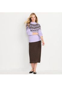 LANDS' END Crinkle-Schlupfrock im Schr&auml;gschnitt f&uuml;r Damen in Petite-Gr&ouml;&szlig;e, Damen, size: petite, Braun, Lyocell (Viskose)/Polyester-Mischung, by Lands' End