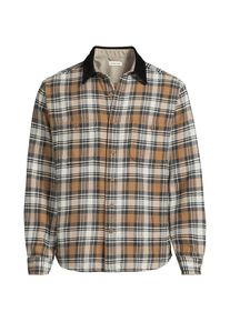 LANDS' END Flanellhemd mit Cordkragen f&uuml;r Herren, Herren, size: regular, Braun, Baumwolle, by Lands' End
