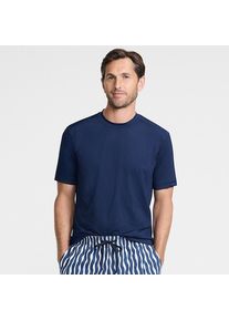 LANDS' END Kurzarm-Badeshirt f&uuml;r Herren, Herren, size: regular, Blau, by Lands' End