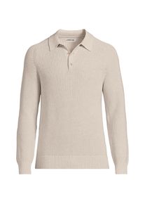 LANDS' END Polopullover Drifter f&uuml;r Herren, Herren, size: regular, Elfenbein, Baumwolle, by Lands' End