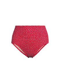 LANDS' END Bikinihose zum Umschlagen, High Waist, f&uuml;r Damen, Damen, size: regular, Rot, Nylon-Mischung, by Lands' End