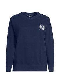 LANDS' END Sweatshirt SERIOUS SWEATS f&uuml;r Damen, Damen, size: regular, Blau, Elasthan/Baumwoll-Mischung/Polyester-Mischung, by Lands' End