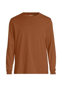 LANDS' END Super-T Langarm-Shirt f&uuml;r Herren, Classic Fit, Herren, size: regular, Orange, Baumwolle, by Lands' End