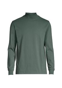 Super-T Stehbundshirt f&uuml;r Herren, Classic Fit, Tallgr&ouml;&szlig;e, Herren, size: tall, Gr&uuml;n, Baumwolle, by Lands' End