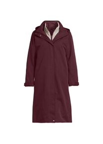 LANDS' END 4-in-1-Mantel f&uuml;r Damen, Damen, size: regular, Rot, Polyester, by Lands' End