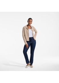 Kurzer Baumwoll-Blazer f&uuml;r Damen, Damen, size: regular, Elfenbein, Baumwolle, by Lands' End