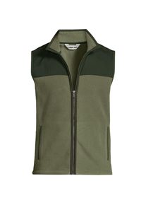 LANDS' END Anyweather Fleece-Weste f&uuml;r Herren, Herren, size: regular, Gr&uuml;n, Polyester, by Lands' End