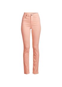 LANDS' END Slim Fit Stretch-Jeans High Waist in Plus-Gr&ouml;&szlig;e, Damen, size: plus, Orange, Elasthan/Baumwoll-Mischung/Polyester-Mischung, by Lands' End