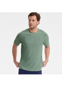 LANDS' END Kurzarm-Badeshirt f&uuml;r Herren, Herren, size: regular, Gr&uuml;n, by Lands' End