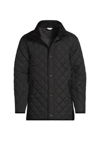 LANDS' END FeatherFree&trade; Steppjacke, Herren, size: regular, Schwarz, Polyester, by Lands' End