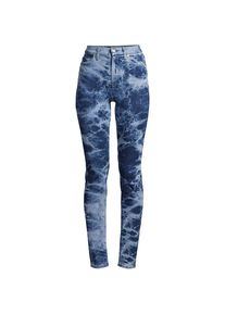 LANDS' END Slim Fit Stretch-Jeans High Waist in Petite-Gr&ouml;&szlig;e, Damen, size: petite, Blau, Elasthan/Baumwoll-Mischung/Polyester-Mischung, by Lands' End
