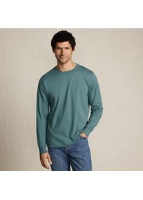LANDS' END Super-T Langarm-Shirt f&uuml;r Herren, Classic Fit, Tallgr&ouml;&szlig;e, Herren, size: tall, Gr&uuml;n, Baumwolle, by Lands' End