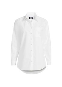 LANDS' END Langarm Oxford-Hemd f&uuml;r Damen in Plus-Gr&ouml;&szlig;e, Damen, size: plus, Wei&szlig;, Baumwolle, by Lands' End
