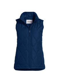 LANDS' END Isolierte FeatherFree&trade; Steppweste in Plus-Gr&ouml;&szlig;e, Damen, size: plus, Blau, Polyester, by Lands' End