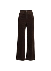 LANDS' END Breitcord-Hose High Waist mit weitem Bein f&uuml;r Damen in Plus-Gr&ouml;&szlig;e, Damen, size: plus, Braun, Elasthan/Baumwoll-Mischung, by Lands' End