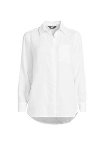 LANDS' END Premium Reinleinen-Bluse f&uuml;r Damen in Plus-Gr&ouml;&szlig;e, Damen, size: plus, Wei&szlig;, Leinen, by Lands' End