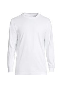 LANDS' END Super-T Langarm-Shirt f&uuml;r Herren, Classic Fit, Tallgr&ouml;&szlig;e, Herren, size: tall, Wei&szlig;, Baumwolle, by Lands' End