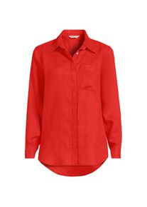 LANDS' END Premium Reinleinen-Bluse f&uuml;r Damen in Plus-Gr&ouml;&szlig;e, Damen, size: plus, Rot, Leinen, by Lands' End
