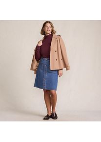 LANDS' END Stehkragen-Shirt in Plusgr&ouml;&szlig;e, Damen, size: plus, Rot, Baumwolle, by Lands' End