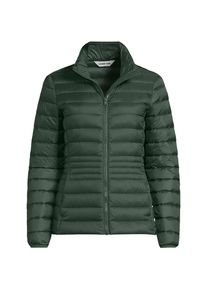 LANDS' END Ultraleichte verstaubare Daunenjacke Wanderweight in Plus-Gr&ouml;&szlig;e, Damen, size: plus, Gr&uuml;n, Nylon, by Lands' End