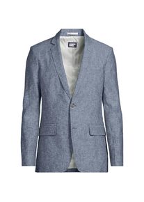 LANDS' END Sakko aus Leinenmix f&uuml;r Herren, Herren, size: regular, Blau, Leinen/Viskose/Baumwoll-Mischung, by Lands' End