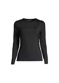 LANDS' END Badeshirt f&uuml;r Damen in Plus-Gr&ouml;&szlig;e, Damen, size: plus, Schwarz, Nylon-Mischung, by Lands' End
