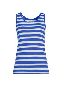 LANDS' END Baumwoll-Top f&uuml;r Damen, Damen, size: regular, Blau, Baumwolle, by Lands' End