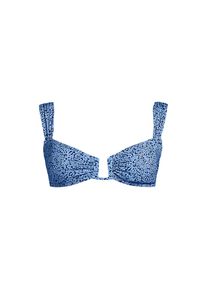 LANDS' END Bikinitop mit U-B&uuml;gel f&uuml;r Damen, Damen, size: regular, Blau, Elasthan, by Lands' End