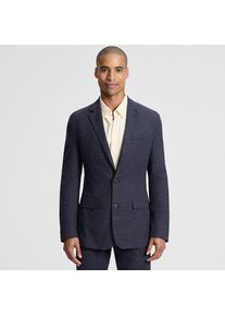 LANDS' END Classic Fit Blazer aus Leinenmix f&uuml;r Herren, Herren, size: regular, Blau, Leinen/Baumwoll-Mischung/Viskose-Mischung, by Lands' End