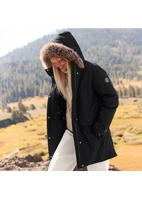LANDS' END Expeditions-Daunenparka f&uuml;r Damen, Damen, size: regular, Schwarz, Polyester, by Lands' End