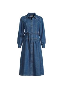 LANDS' END Jeans-Midikleid in Plus-Gr&ouml;&szlig;e, Damen, size: plus, Blau, by Lands' End