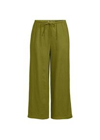 LANDS' END Weite Premium Reinleinen-Schlupfhose in 7/8-L&auml;nge f&uuml;r Damen, Damen, size: regular, Gr&uuml;n, Leinen, by Lands' End