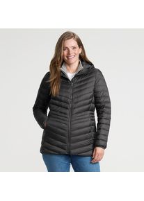 LANDS' END Daunenjacke WANDERWEIGHT Verstaubar Ultraleicht mit Kapuze f&uuml;r Damen, Damen, size: regular, Schwarz, Nylon/Daunen, by Lands' End