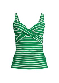 LANDS' END Tankinitop CHLORRESISTENT mit V-Ausschnitt Gemustert f&uuml;r Damen in Plus-Gr&ouml;&szlig;e, Damen, size: plus, Gr&uuml;n, Nylon-Mischung, by Lands' End