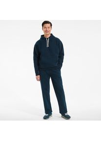 Oversized Serious Sweats Kapuzen-Sweatshirt, Herren, size: regular, Blau, Baumwoll-Mischung/Polyester-Mischung, by Lands' End