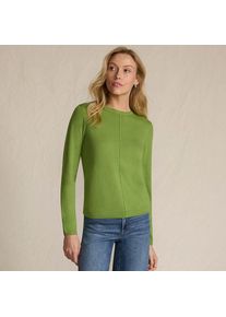 LANDS' END Merino-Pullover f&uuml;r Damen, Damen, size: regular, Gr&uuml;n, Wolle, by Lands' End