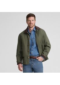 LANDS' END Barn-Jacke aus Canvas f&uuml;r Herren, Herren, size: regular, Gr&uuml;n, Elasthan/Baumwoll-Mischung, by Lands' End