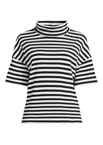 LANDS' END Supima Rollkragenshirt in Plus-Gr&ouml;&szlig;e f&uuml;r Damen, Damen, size: plus, Schwarz, Baumwolle, by Lands' End