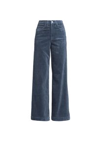 LANDS' END Breitcord-Hose High Waist mit weitem Bein f&uuml;r Damen in Plus-Gr&ouml;&szlig;e, Damen, size: plus, Blau, Elasthan/Baumwoll-Mischung, by Lands' End