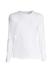 LANDS' END Badeshirt f&uuml;r Damen in Plus-Gr&ouml;&szlig;e, Damen, size: plus, Wei&szlig;, Nylon-Mischung, by Lands' End