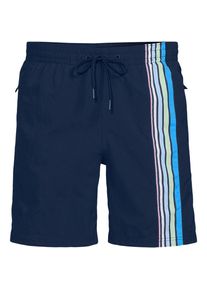 LANDS' END Badeshorts mit Hydroliner f&uuml;r Herren, 18 cm, Herren, size: regular, Blau, by Lands' End