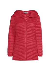 LANDS' END Daunenjacke WANDERWEIGHT Verstaubar Ultraleicht mit Kapuze f&uuml;r Damen in Petite-Gr&ouml;&szlig;e, Damen, size: petite, Rot, Nylon/Daunen, by Lands' End